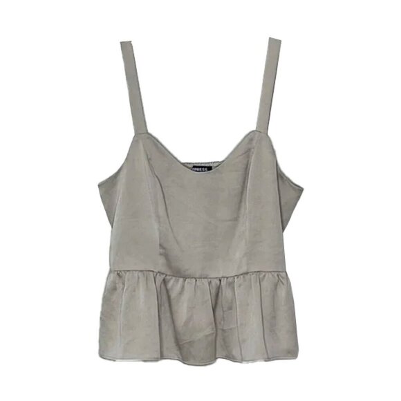 ❤️ 🆕 EXPRESS CHAMPAGNE Top Size M - Picture 1 of 4